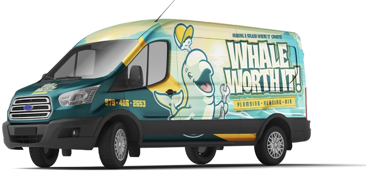 Whale Worth It! service vehicle